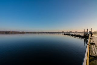 Sonnenaufgang über dem Seeburger See - Foto: www.dirkpfuhl.de