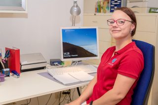 Manuela Martin - Auszubildende zur Medizinischen Fachangestellten